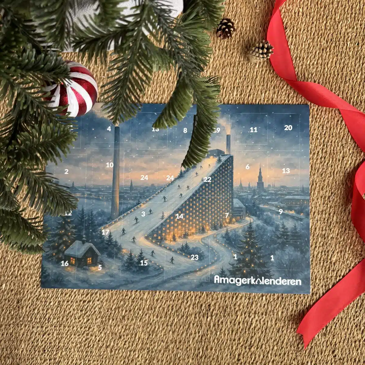 Amagerkalenderen under juletræet